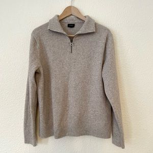 J. CREW Merino Wool 1/4 Zip